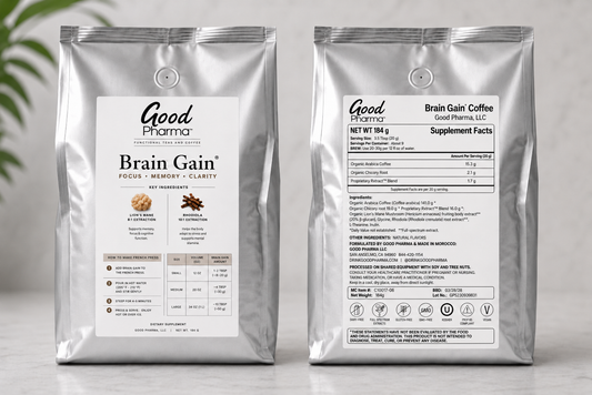 Brain Gain® Bulk Brew Functional Coffee | 2 Bags