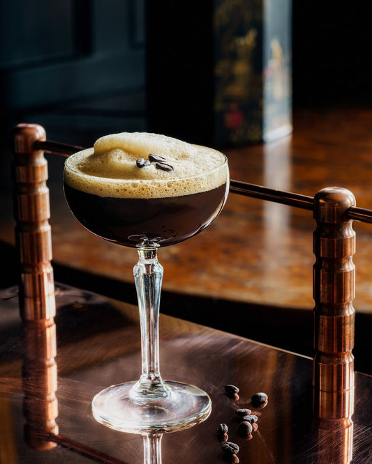 Brain Gain Espresso Martini (or Mocktail)