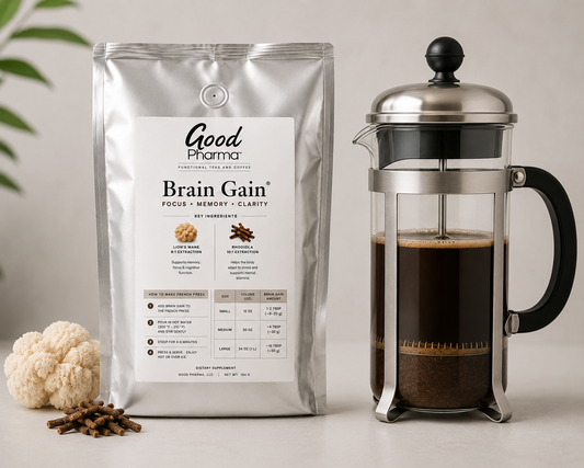 Brain Gain® Bulk Brew Functional Coffee | 2 Bags