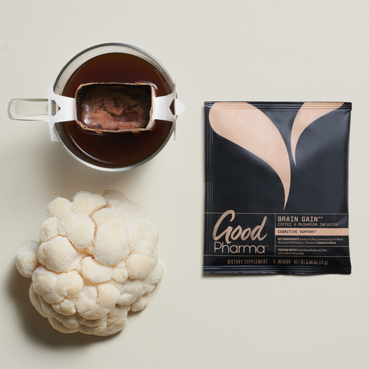 Functional Mushroom Coffee for Cognition, Brain Gain™